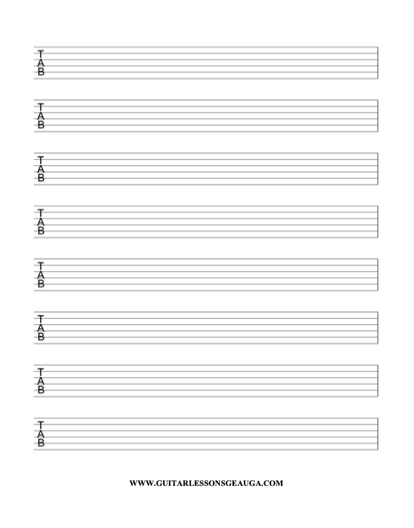 Guitar Tablature